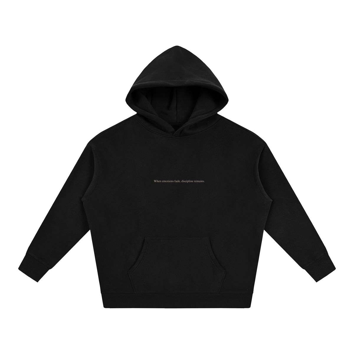 DISCIPLINE Oversize Fleeced Hoodie