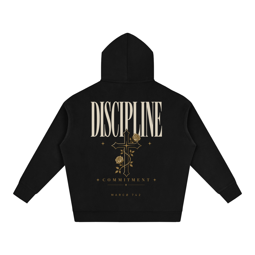 DISCIPLINE Oversize Fleeced Hoodie